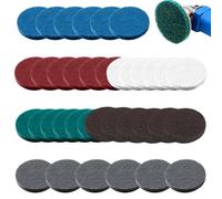 Bosch Universal Brush Lot de 36 brosses de nettoyage électriques de rechange avec 6 modèles de tapis de cuisine Tampon en mousse Tampon en microfibre Bosch Home/Garden 6033 Brosse de nettoyage