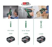 Bosch UniversalHammer 18V Bohrhammer Sans Fil Noir 307 mm 2 kg