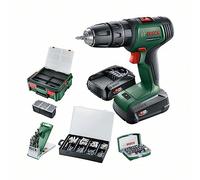 Perceuse 18V (2x1.5Ah) en systembox + accessoires - BOSCH 06039D4107
