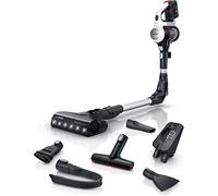 Bosch BSS711W aspirateur balai et balai électrique Batterie Sec Sans sac 0,3 L Noir, Argent, Blanc