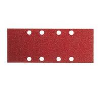 Papier abrasif pour ponceuse vibrante avec bande auto-agrippante, perforé Bosch Accessories 2608605304 Grain 80 (L x l) 185 mm