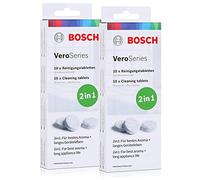 Bosch VeroSeries TCZ8001 Lot de 2 packs de 10 tablettes de nettoyage 2 en 1