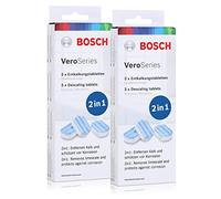 Bosch VeroSeries TCZ8002 Lot de 2 tablettes détartrantes 2 en 1 pour machines à café automatiques