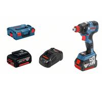 Bosch Visseuse à chocs sans fil GDX 18V-200 C, 2 x 5,0 Ah Li-Ion batteries, L-BOXX - 06019G4201