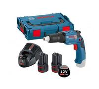 Bosch Visseuse plaquistes sans-fil GTB 12V-11 Professional, avec 2 batteries Li-Ion 3,0 Ah, L-BOXX - 06019E4004