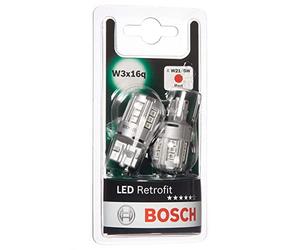 Bosch -W21/5W LED Retrofit lampes auto - 12 V 2,5 W W3x16q - 2 ampoules