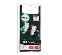 Bosch -W5W LED Retrofit lampes auto - 12 V 1 W W2,1x9,5d - 2 ampoules