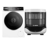 Bosch WGB244A2FR, Série 8, Lave-linge Pose-libre, 9 kg, 1400 trs/min, Blanc + Filtre à microplastiques WMZMPF10