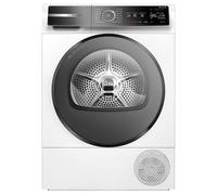 Bosch WQB245B40, Stiftung Warentest GUT (2,5)*, Série 8 Sèche-linge intelligent à pompe à chaleur 9 kg, séchage contrôlé par capteur AutoDry, programme automatique SmartDry, écran LED, condensateur