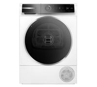 Bosch WQB246C0IT Série 8 Séchoir intelligent à pompe à chaleur, 9 kg, Classe énergétique C, Condensateur autonettoyant, Programmai courts, réduit les plis, blanc, 60 cm
