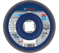 Bosch X-LOCK Disque à lamelles X571 Best for Metal Diamètre 115 mm Grain 120 10 pces