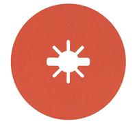 Bosch 25x Disques sur fibre céramique X-LOCK Prisma EXPERT R782 (pour Acier, Tôles en acier inoxydable, Ø 125 mm, Grain 80, Professional Accessoire Petite meuleuse angulaire)