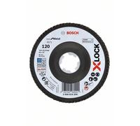 BOSCH Plateaux a lamelles X-LOCK, 115 mm, G 120, X571, Best for Metal 2608619200