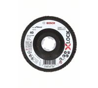 BOSCH Plateaux a lamelles X-LOCK, 115 mm, G 40, X571, Best for Metal 2608619197