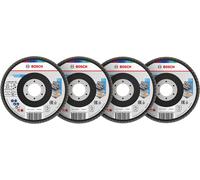 BOSCH X451 Kit de disques a lamelles, 115 x 22,23 mm, G40; 60; 80; 120, T27 608626163