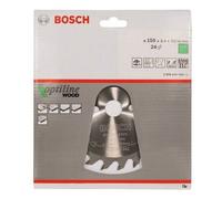 Boschlama A Disque D 150 Trou 20/16 MM Optiline Bois 2608640592