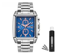 BOSCK Montres pour Hommes (sans Chronographe), Montre Homme Analogique 42mm en Acier Inoxydable Facile à Lire, Montre d'affaires Classique de Luxe Étanche jusqu'à 30M pour Hommes