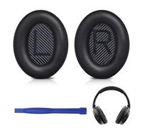 Bose 1 paire de coussinets de rechange pour casque Bose QuietComfort 35 QC35 ii, Bose QC35, QC25, QC15, QC2/Ae2, Ae2i, Ae2w, Sound Link/Sound True