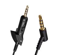 Bose QC15 Câble de remplacement Audio Cordon casque audio Line adaptateur Without Mic noir