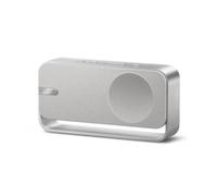 Bose Soundlink Home Enceinte, Premium, Enceinte d’étagère Portable, sans Fil et Bluetooth, Jusqu’à 9 Heures d’autonomie, Argenté Clair