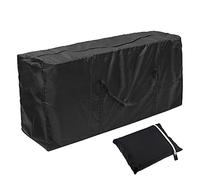 Boseago Sac de Rangement pour Coussins de Salon de Jardin, Tissu Oxford 210D, Housses de Coussin d'Extérieur Imperméable, Fermeture Éclair Sac à Coussins avec Poignée pour Sapin de Noël (173x76x51cm)
