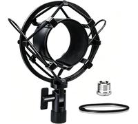 Boseen Support de microphone universel anti-vibration, support de clip de micro pour microphone de diamètre 47 mm-53 mm, anti-vibrations, réglable à haute isolation