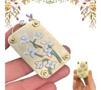 BOSENIYU Mini kit de presse à fleurs, kit de conservation en métal pour les amateurs d'art et d'artisanat (bleu)