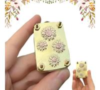 BOSENIYU Mini kit de presse à fleurs, kit de conservation en métal pour les amateurs d'art et d'artisanat (tournesol)