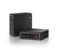 BOSGAME E4 Windows 11 Pro Business Mini PC AMD Ryzen 5 3550H, 4 cœurs, 8 Threads, jusqu'à 3,7 GHz, RAM DDR4 16 Go, SSD 512 Go, Triple écran 4K@60Hz, HDMI, DP, Type-C, USB3.2, Dual LAN