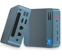 BOSGAME PC de jeu P2 Lite Windows 11 Pro, Intel Core i5-12600H, 12C/16T (jusqu'à 4,5 GHz), 32 Go DDR4 RAM 512 Go PCIe3.0 SSD, triple écran 4K @ 60 Hz, HDMI, USB-C, USB3.2, LAN, Wi-Fi6, BT5.2