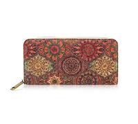 Boshiho mixte en liège Portefeuille Fermeture Éclair à motif téléphone portable d'embrayage Sac à main pour Apple iPhone 6s 6S Plus 6 6 Plus 5 5 C 5S Samsung Galaxy Vegan Cadeau
