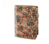 Boshiho Portefeuille en liège végétalien : portefeuille à poche zippée pour femme avec porte-cartes porte-monnaie, cadeau végétalien respectueux de l'environnement pour les végétariens, femmes,