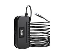 BOSHYUM Caméra endoscopique à Double Objectif WiFi 8 mm HD 1080p, Endoscope Flexible pour l'inspection des canalisations, des véhicules et des égouts, Compatible avec Les téléphones Portables