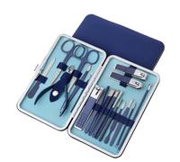 BOSHYUM Ensemble de Coupe-Ongles Pliables en Acier Inoxydable, Pinces à Bec de Faucon, kit Complet de pédicure