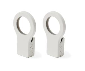 Bosign Clips pour torchon Bosign Loop Lot de 2 Blanc