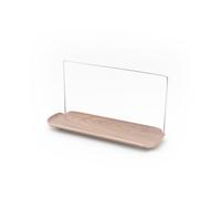 Bosign Égouttoir avec support pour chiffon LEAF Noyer-inox