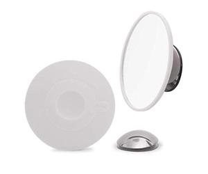 bosign MakUp Miroir de Salle de Bain en Silicone Amovible Argenté 1
