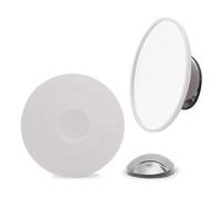 bosign. Miroir cosmétique amovible Airmirror 20x orientable blanc (11,2 cm) fixation ventouse cachée fermeture magnétique