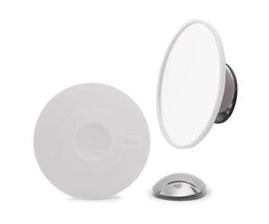 bosign. Miroir cosmétique amovible Airmirror 20x orientable blanc (11,2 cm) fixation ventouse cachée fermeture magnétique