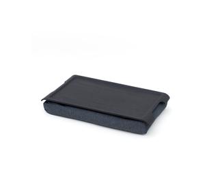 Bosign Tablette de genou Laptray anti-glisse 43x23 cm Noir saule gris
