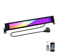 BOSITE 50W Projecteur LED RGB & UV Lumiere Noire Spot LED Couleur avec Télécommande, IP66 Etanche Projecteur LED Exterieur, Black Light pour Glow Peinture Fluorescente Jardin Bar Halloween