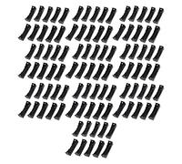 Bosiyrggrl 100 Pieces Boite du Compartiment des Piles Ouvert Noir 3.7V Batterie 18650