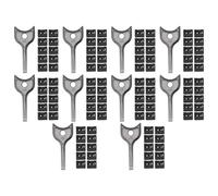 Bosiyrggrl 100 PièCes USB Dust Plug Charger Port Cover Cap USB Security Lock Universal Dustproof Protector PC Notebook Laptop