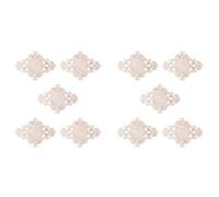 Bosiyrggrl 10X Beaucoup Bois Sculpté Long Onlay Applique Murs de Fleurs Non Peints Armoires Type de Décor de Porte: 21X15 cm