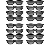 Bosiyrggrl 16 PièCes Lunettes 3D Passives PolariséEs pour éCran CinéMa IMIX