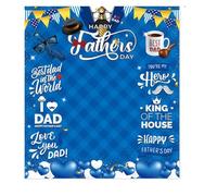 Bosiyrggrl 180x200 cm Fête des Pères Toile de Fond Photo Simple Face Fête des Pères Toile de Fond Photo Multifonctionnelle Portable