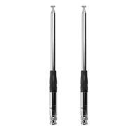 Bosiyrggrl 2 Pièces Antenne 27 MHz Antennes Télescopiques/Tige HT de 9 Pouces à 51 Pouces pour Radio Portable/Portable CB avec Connecteur BNC