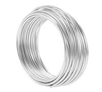 Bosiyrggrl 2 Pièces D'Aluminium de 2 Mm, 10 M de d'argent pour la Fabrication de, Pâte à Modeler, Bonsaï et Modèle
