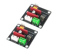 Bosiyrggrl 2 Pièces DRV8825 A4988 Imprimante 3D 42 Module D'Extension de Contrôleur de Pilote de Moteur Pas à Pas pour Arduin R3 Ramps1.4 Pilote de Moteur à Courant Continu