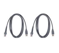 Bosiyrggrl 2 x Cable USB A Male A Rj45 de 7 Pieds 2M pour Scanner de Code A Barres de Symbole Ls4278 Ls2208 2208Ap